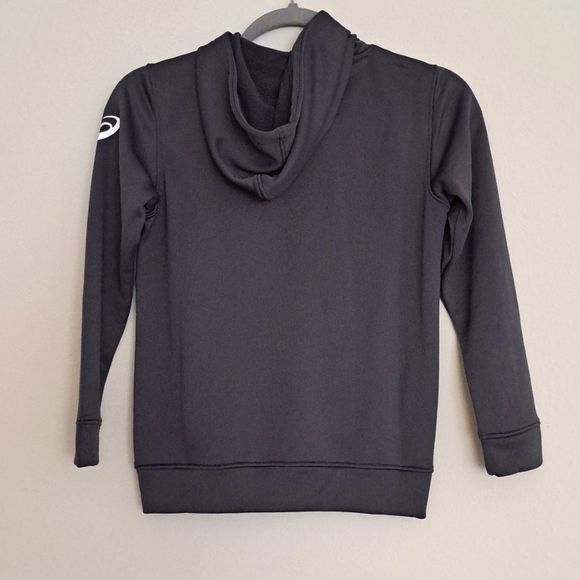 NWT ASICS Grey Fitted Hoodie Sweatshirt size S/P - Picture 3 of 7